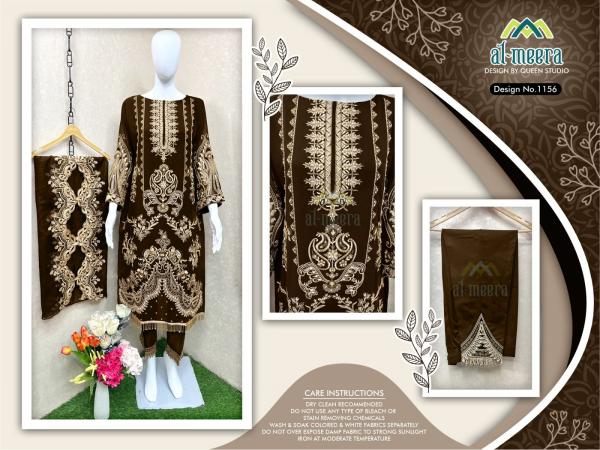 Al Meera 1156 Georgette Festive Wear Ready Made Collection